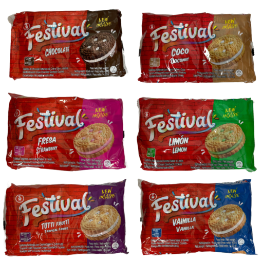 Galletas De Sabores Festival 12u