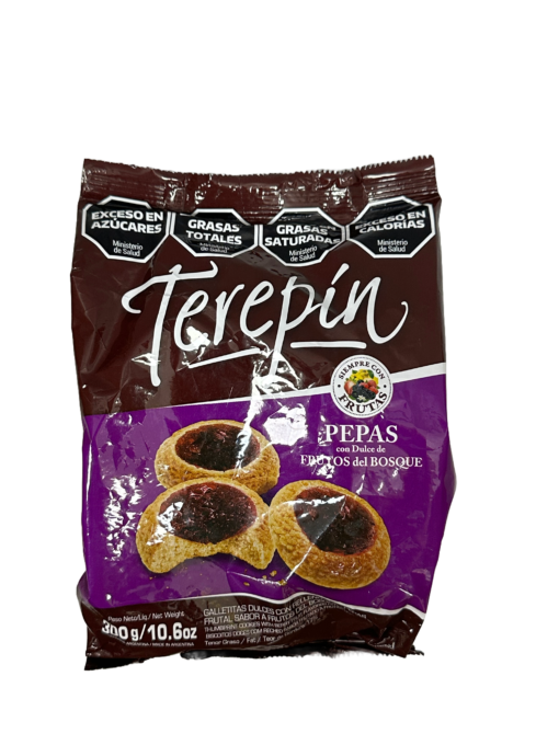 Pepas con Dulce de Frutos del Bosque Terepín 300g