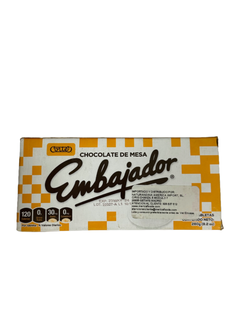 Chocolate de Mesa Embajador 260g