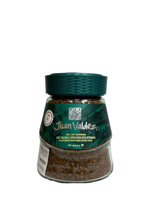 Café Soluble Descafeinado Juan Valdez 95g