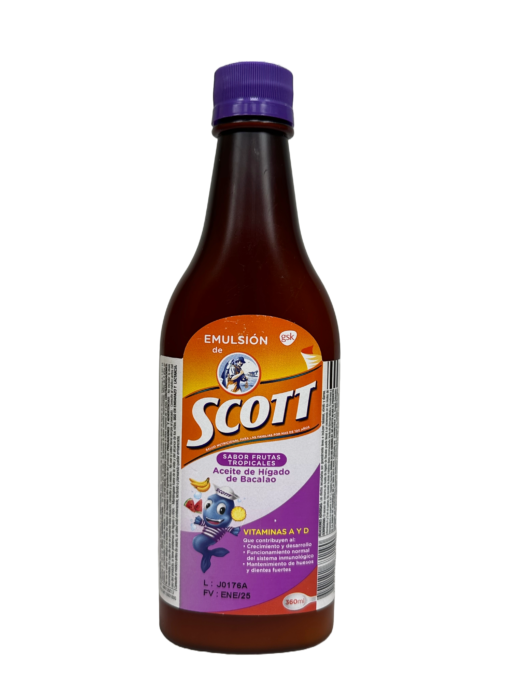 Emulsión de Scott Sabor Frutas Tropicales GSK 360ml