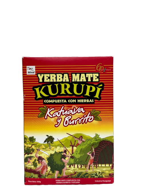 Yerba Mate Katuava y Burrito Kurupí 500g