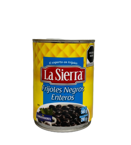 Frijoles Negros Enteros La Sierra 560g