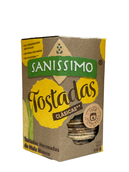 Tostadas de Maíz Clásicas Sanissimo 216g