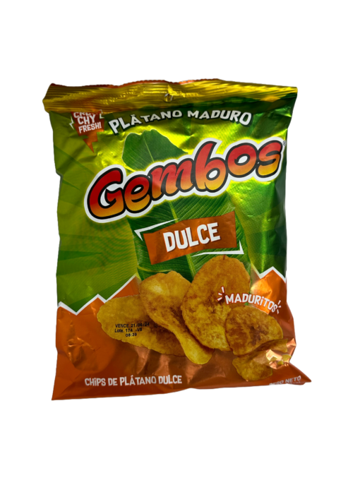 Chips de Plátano Dulce Gembos 150g