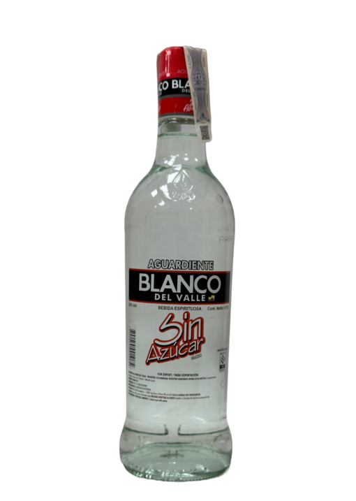 Aguardiente Blanco del Valle Sin Azúcar 700ml