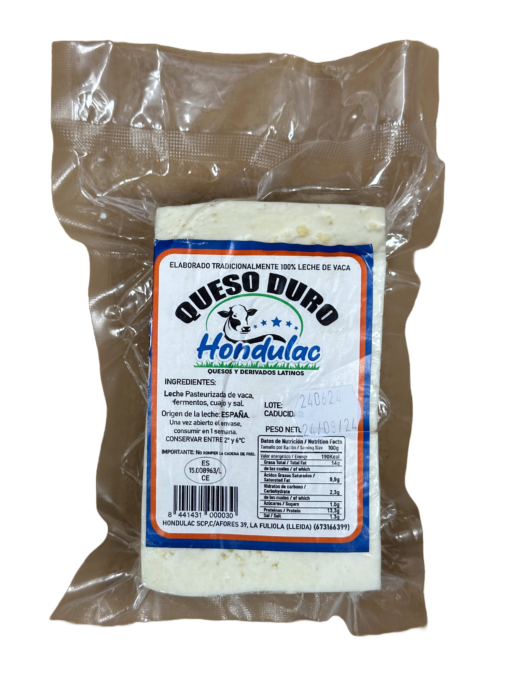 Queso Duro Hondulac 500g