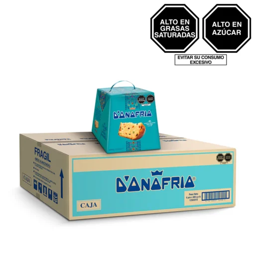 Caja Panetón D'Onofrio 880g 6u (Caja)