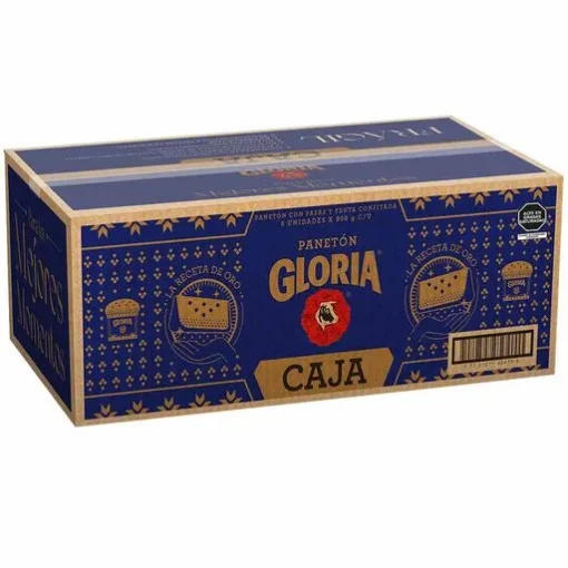 Caja Panetón Gloria 900g 6u