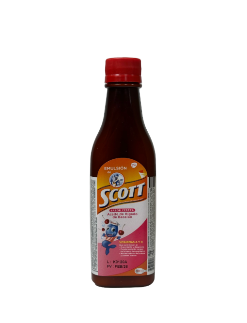 Emulsión de Scott Sabor Cereza GSK 180ml