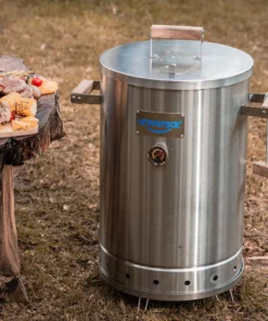 Alternative view of Barril Ahumador Universal 20lb + Termómetro